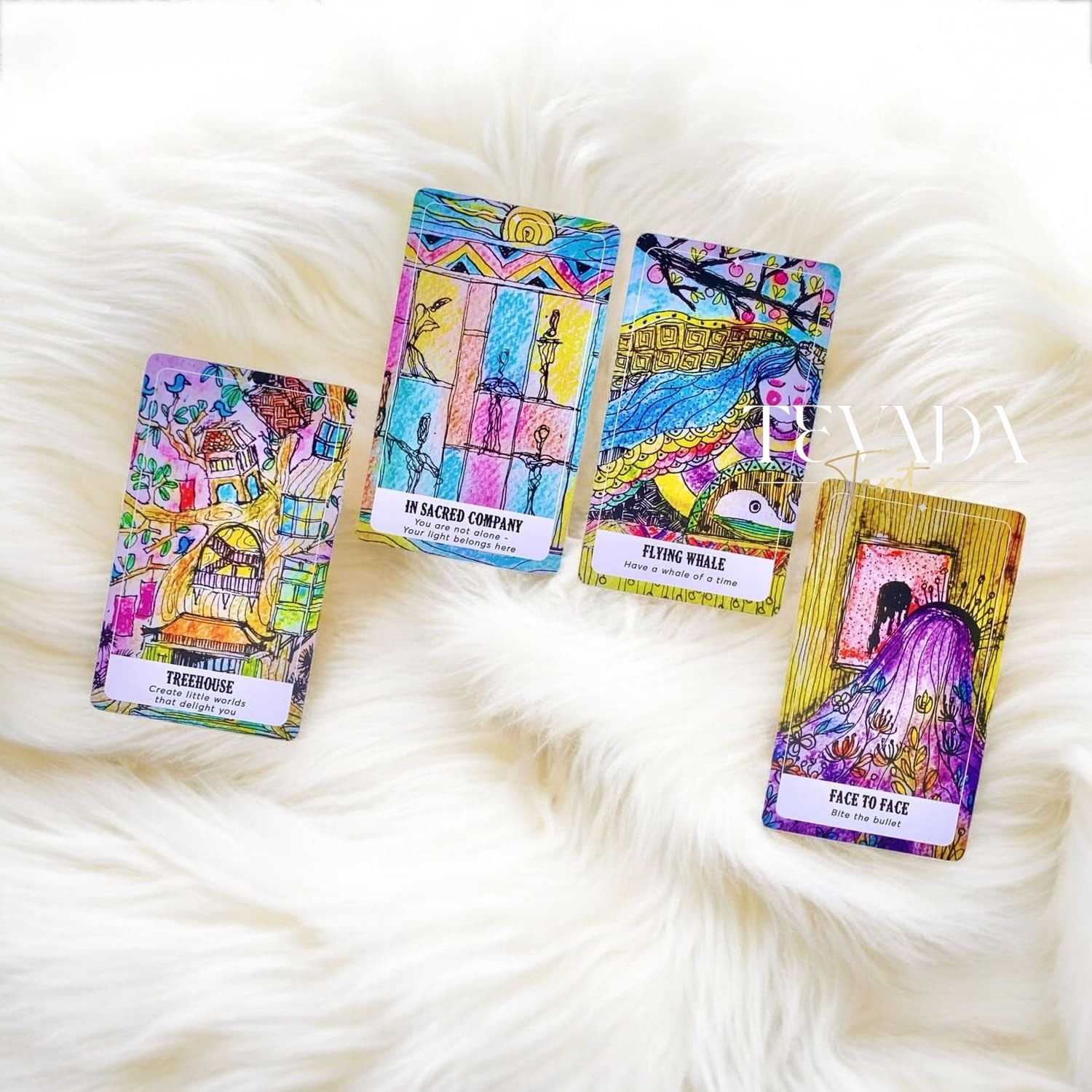 Discover the intuitive, watercolor-themed Wandering Heart Oracle—45 gentle cards for daily reflection, emotional clarity, and soulful guidance in everyday life.