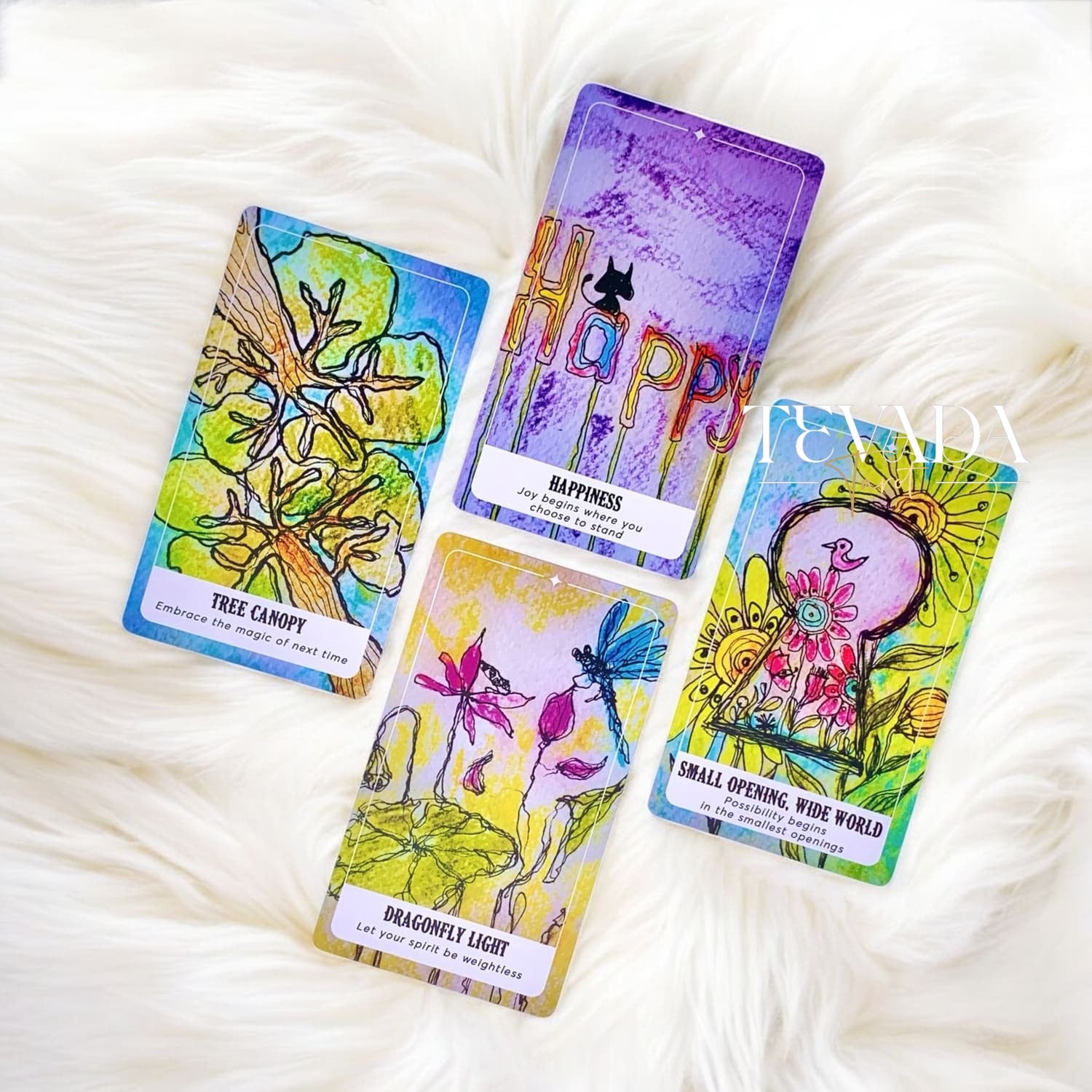 Discover the intuitive, watercolor-themed Wandering Heart Oracle—45 gentle cards for daily reflection, emotional clarity, and soulful guidance in everyday life.