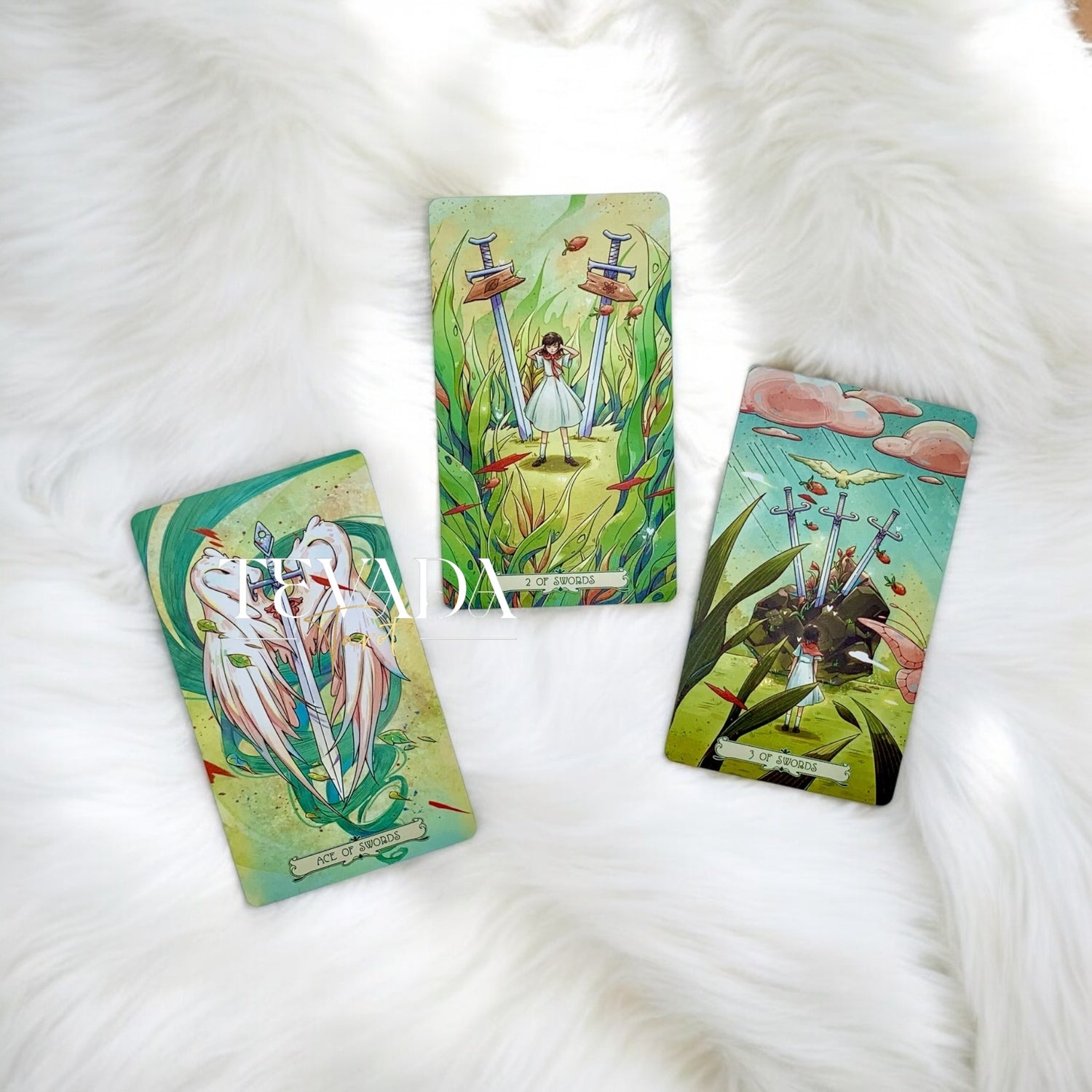 Unlock intuitive magic with the Forest Spirit Imprint Tarot. This 78-card fairy-inspired deck weaves a dreamlike realm of guidance, divination, and personal growth through stunning artistry.