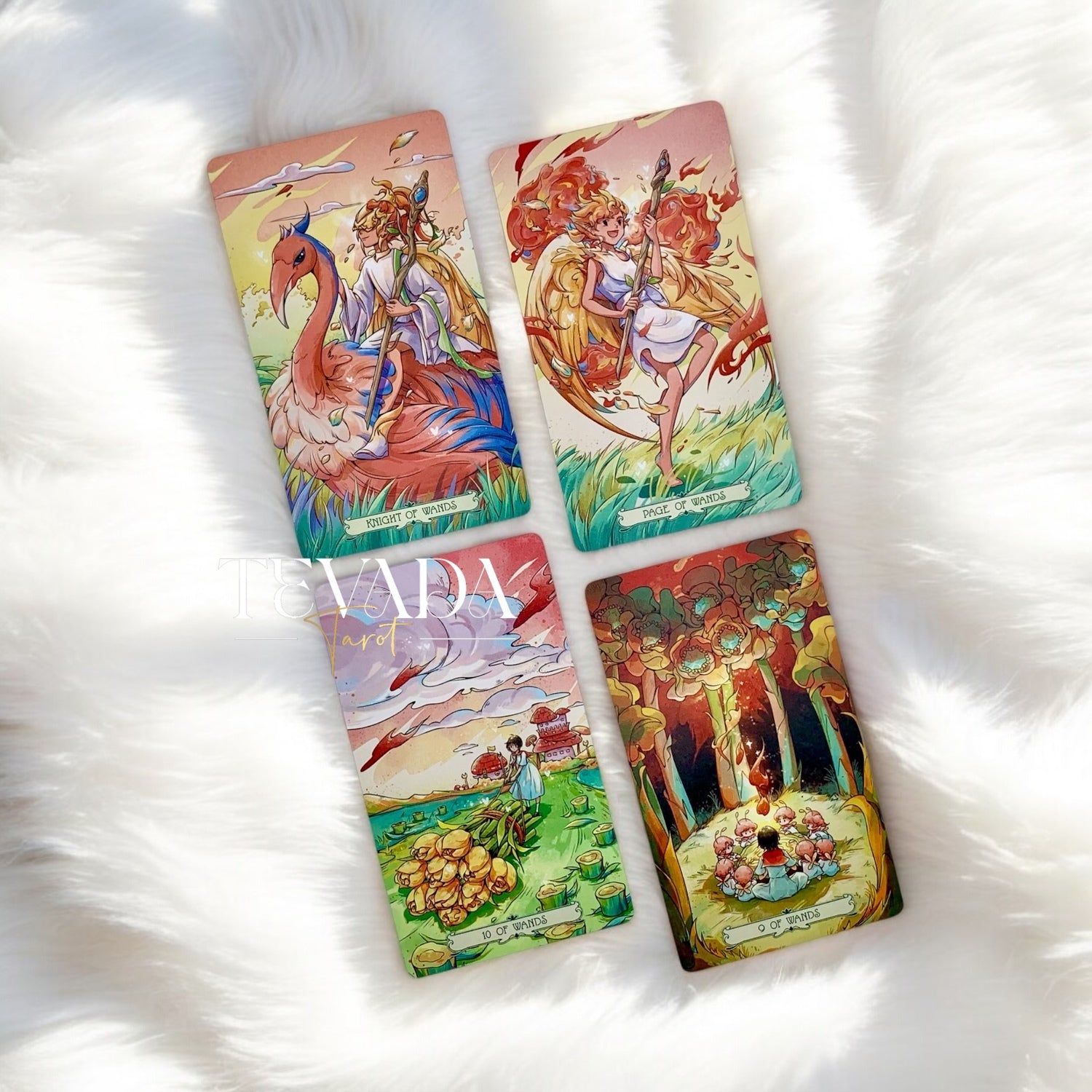 Unlock intuitive magic with the Forest Spirit Imprint Tarot. This 78-card fairy-inspired deck weaves a dreamlike realm of guidance, divination, and personal growth through stunning artistry.