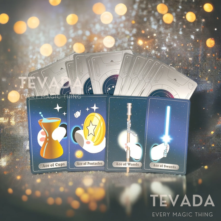 UniverCat Tarot celestial feline tarot deck for gentle daily reflection