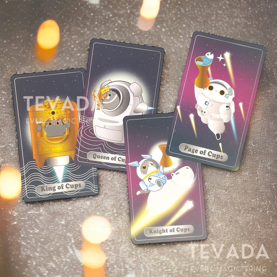 UniverCat Tarot celestial feline tarot deck for gentle daily reflection
