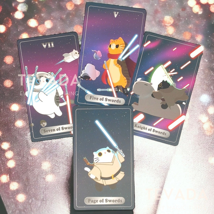 UniverCat Tarot celestial feline tarot deck for gentle daily reflection