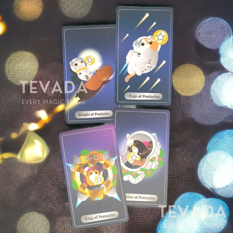 UniverCat Tarot celestial feline tarot deck for gentle daily reflection