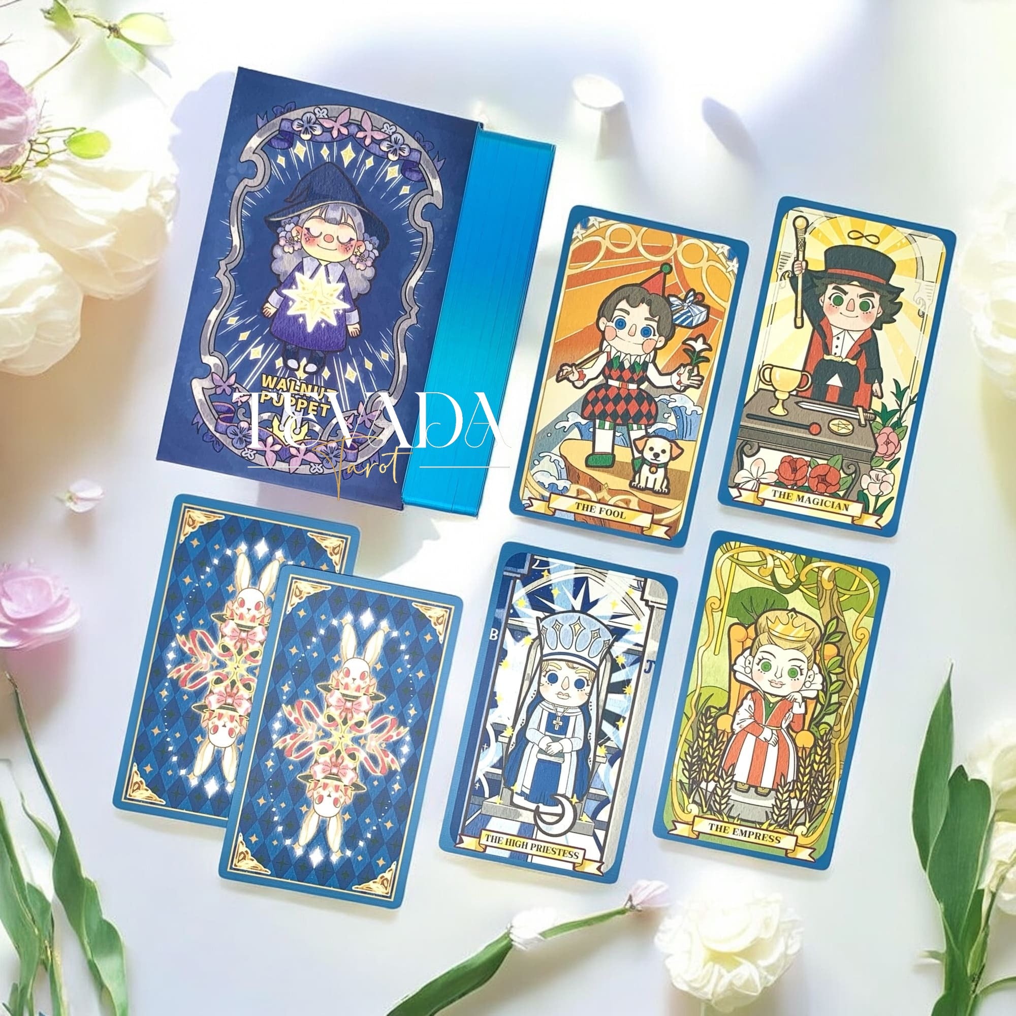 Discover the Walnut Puppet Tarot â a magical 78-card deck of courage, innocence, and cosmic wonder. Each oil-painted card inspires intuitive guidance and heartfelt self-discovery.