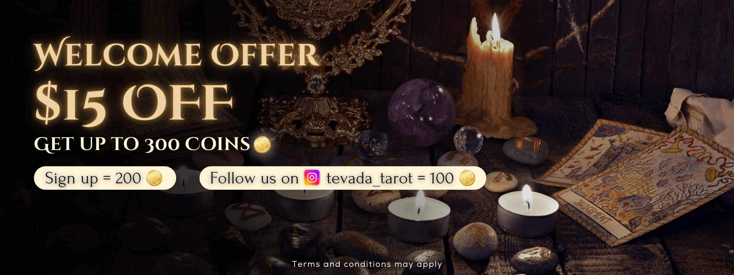 Get $15 off your first order