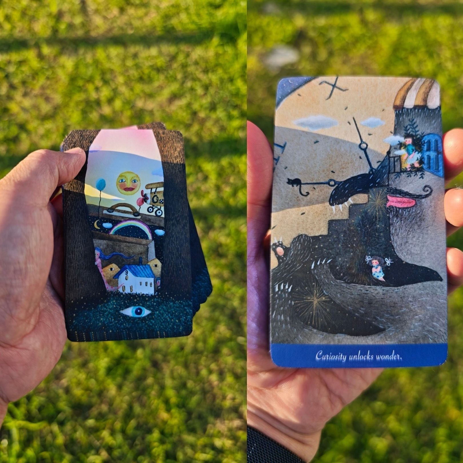 A dreamy 49-card oracle deck from Awakening Art, blending abstract imagery and emotional insight. Explore intuitive guidance, inner healing, and soulful storytelling through magical visual symbolism.