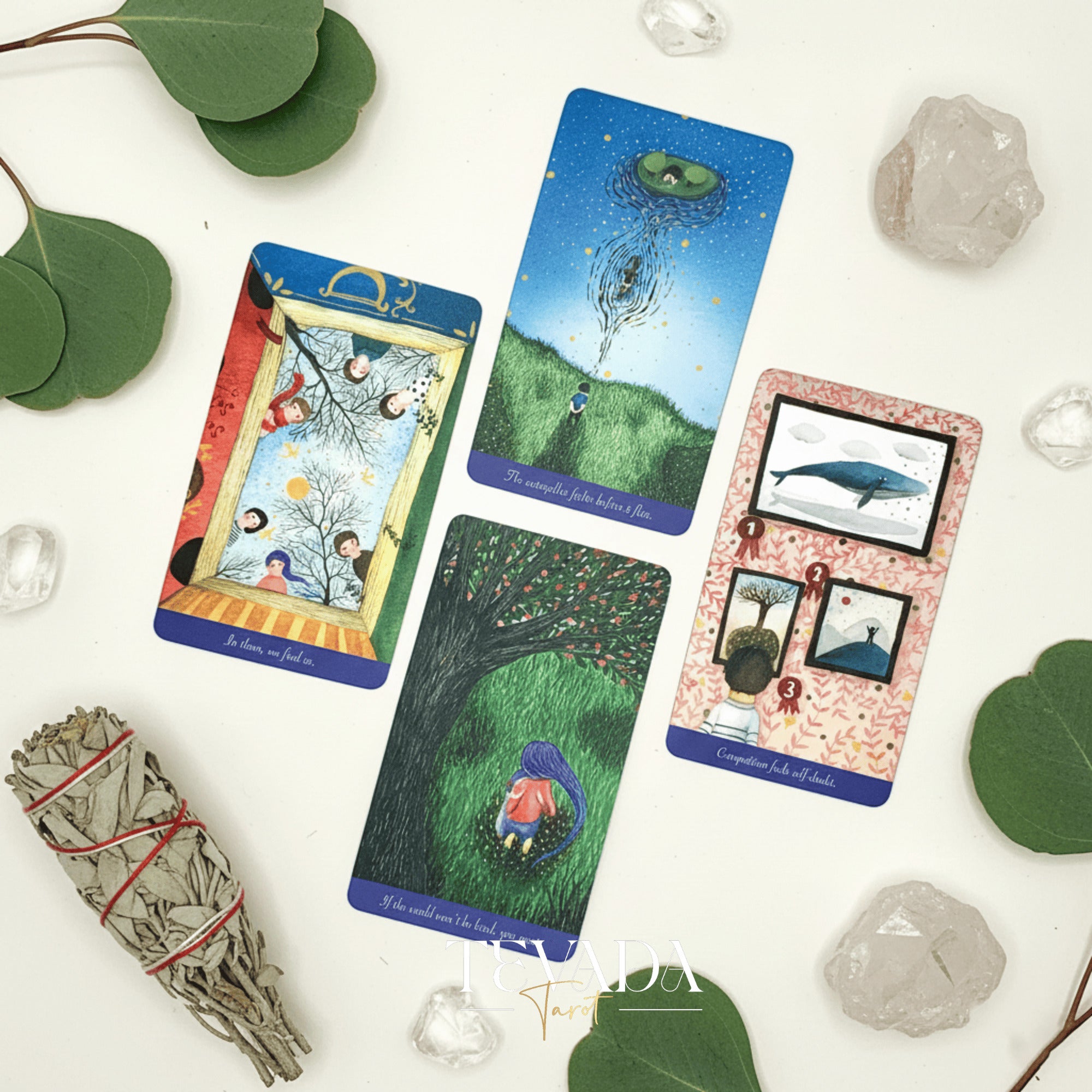 When I was young Oracle Deck featuring surreal cartoon art for inner child healing and self-acceptance.