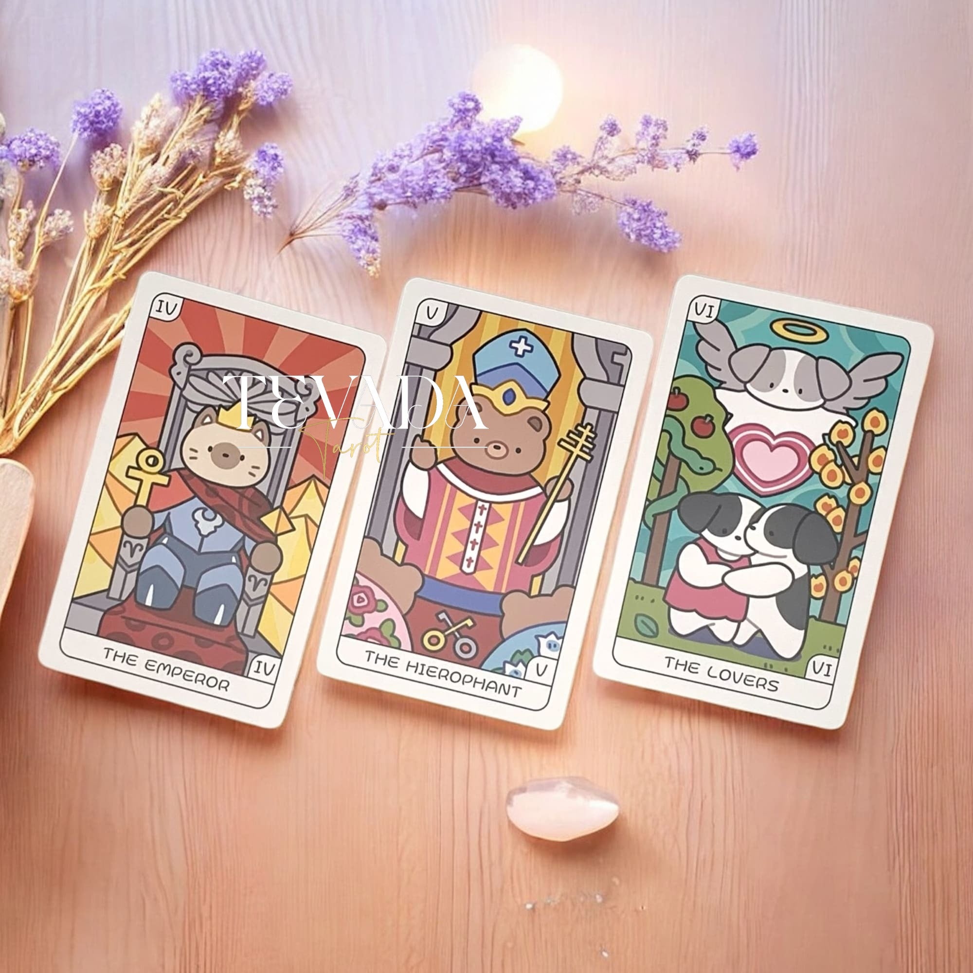 Discover the YOLO Tarot PINK Edition — a handcrafted 78-card tarot deck featuring adorable animal guides, intuitive symbolism, and magical artistry designed to inspire soulful readings and clarity.
