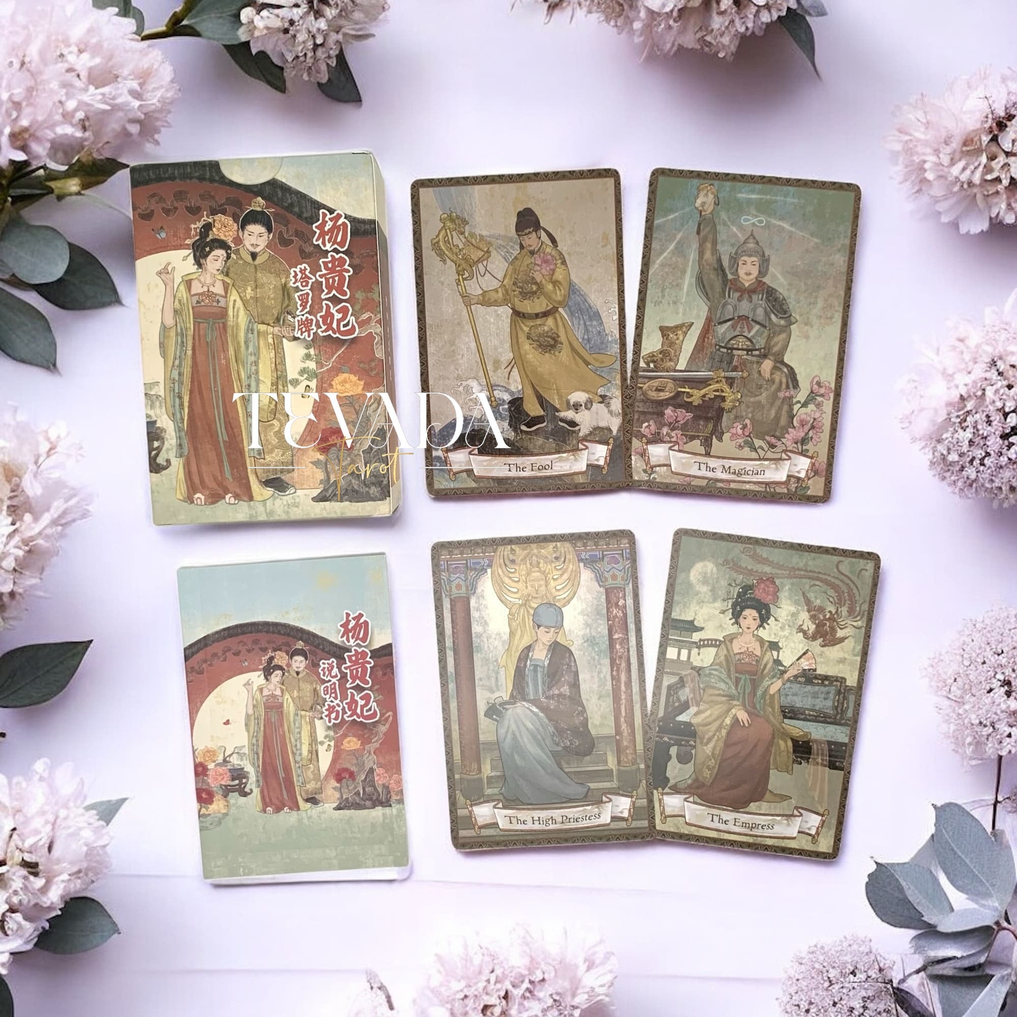 Discover the Yang Guifei Tarot — a vintage 78-card deck inspired by Chinese culture and mythology, perfect for intuitive readings and deep spiritual guidance.