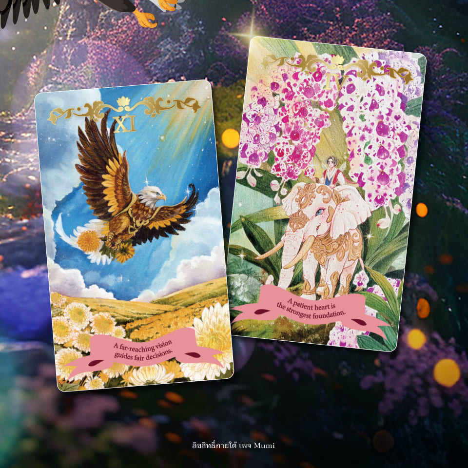 Beaming Booming Tarot & Oracle Deck featuring cute hand-drawn art for healing and intuitive guidance.