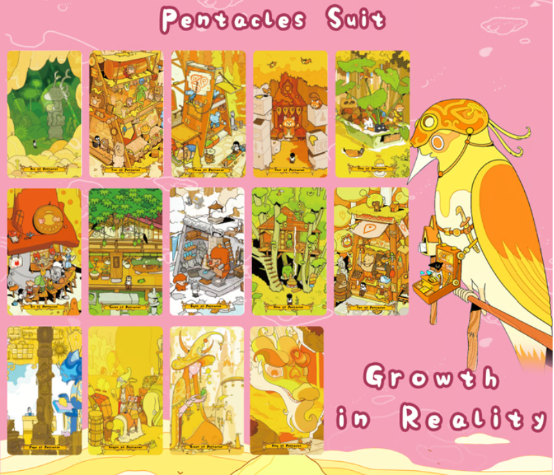 Big World Small Me Tarot storybook RWS deck for gentle daily reflection