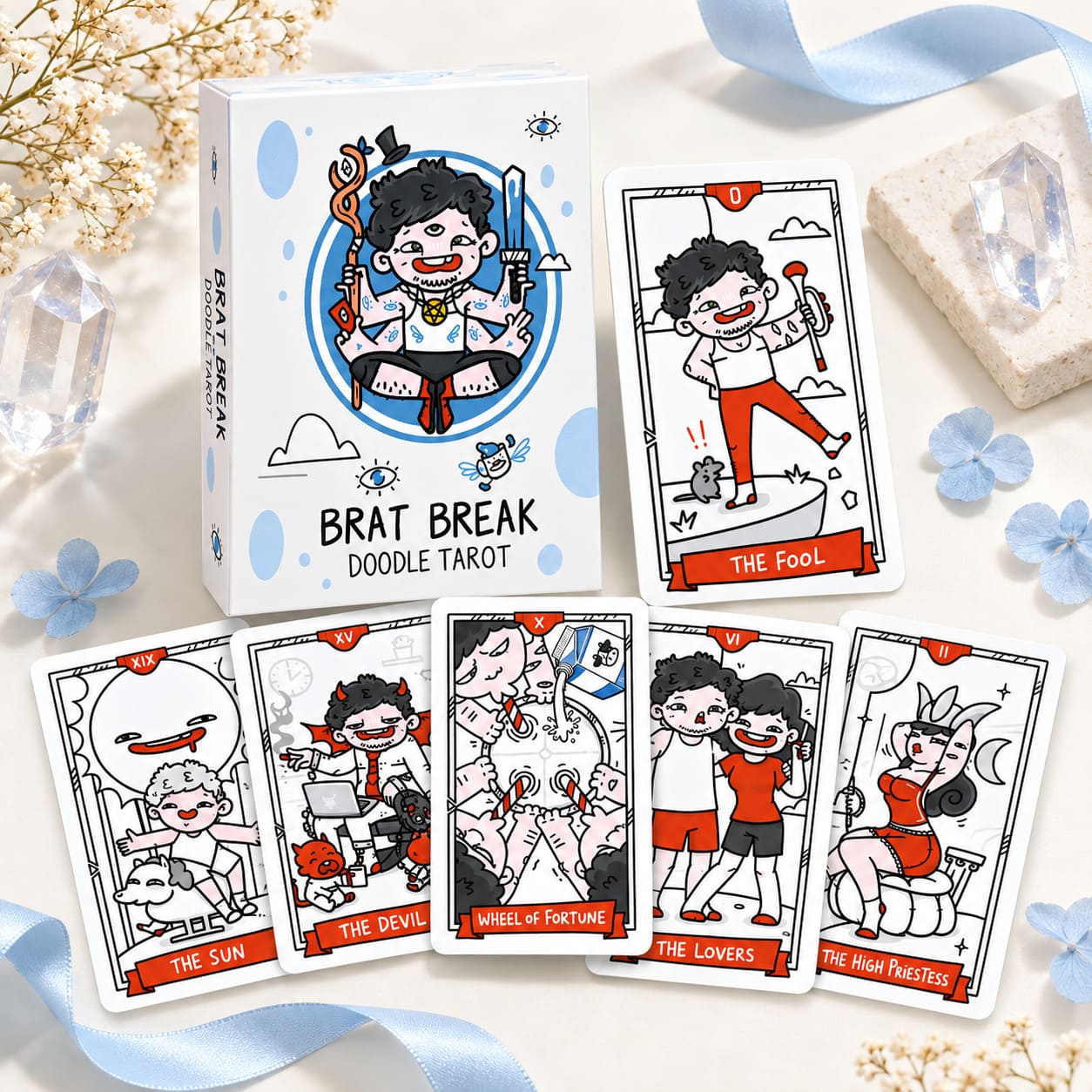Brat Break Doodlez Tarot | ブラット・ブレイク・ドゥードゥルズ