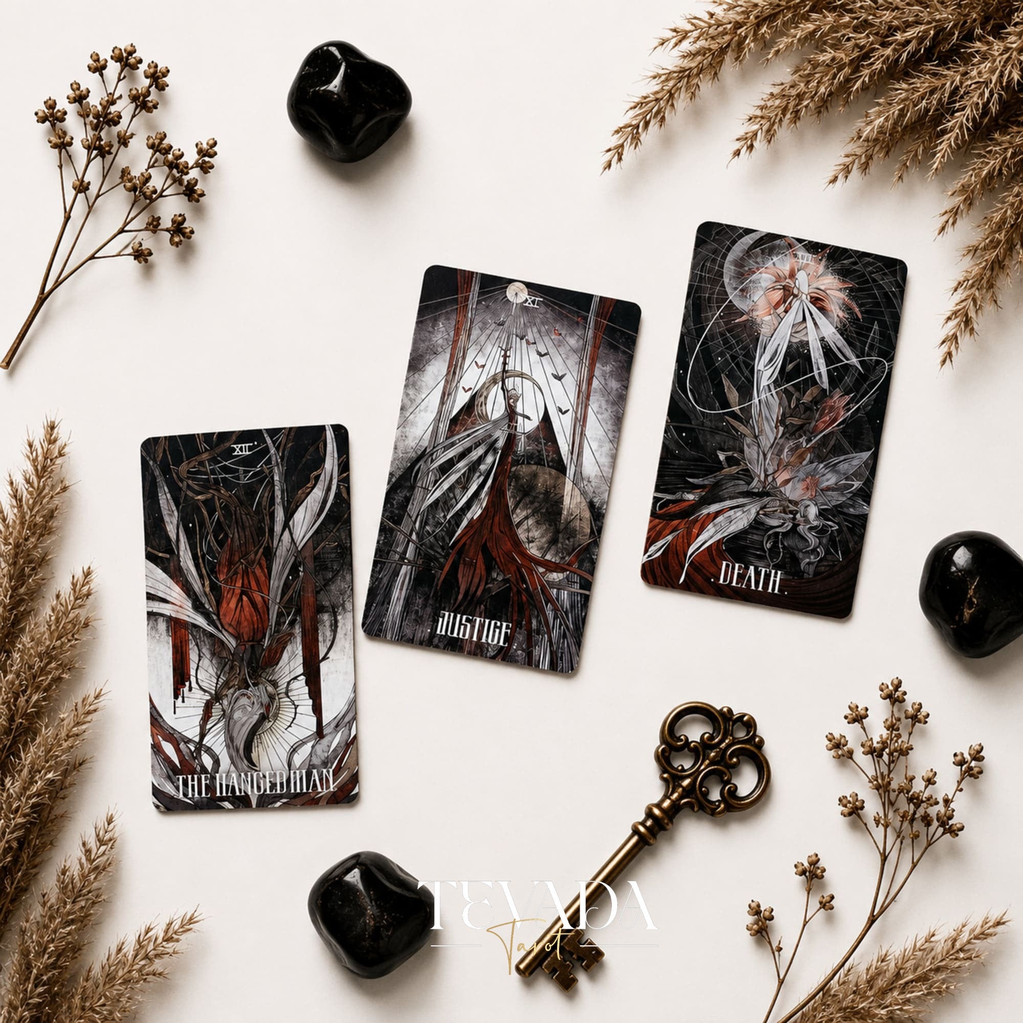 Elegy of Black Lichen Tarot Standard Edition dark fantasy Indie Tarot Deck for shadow work