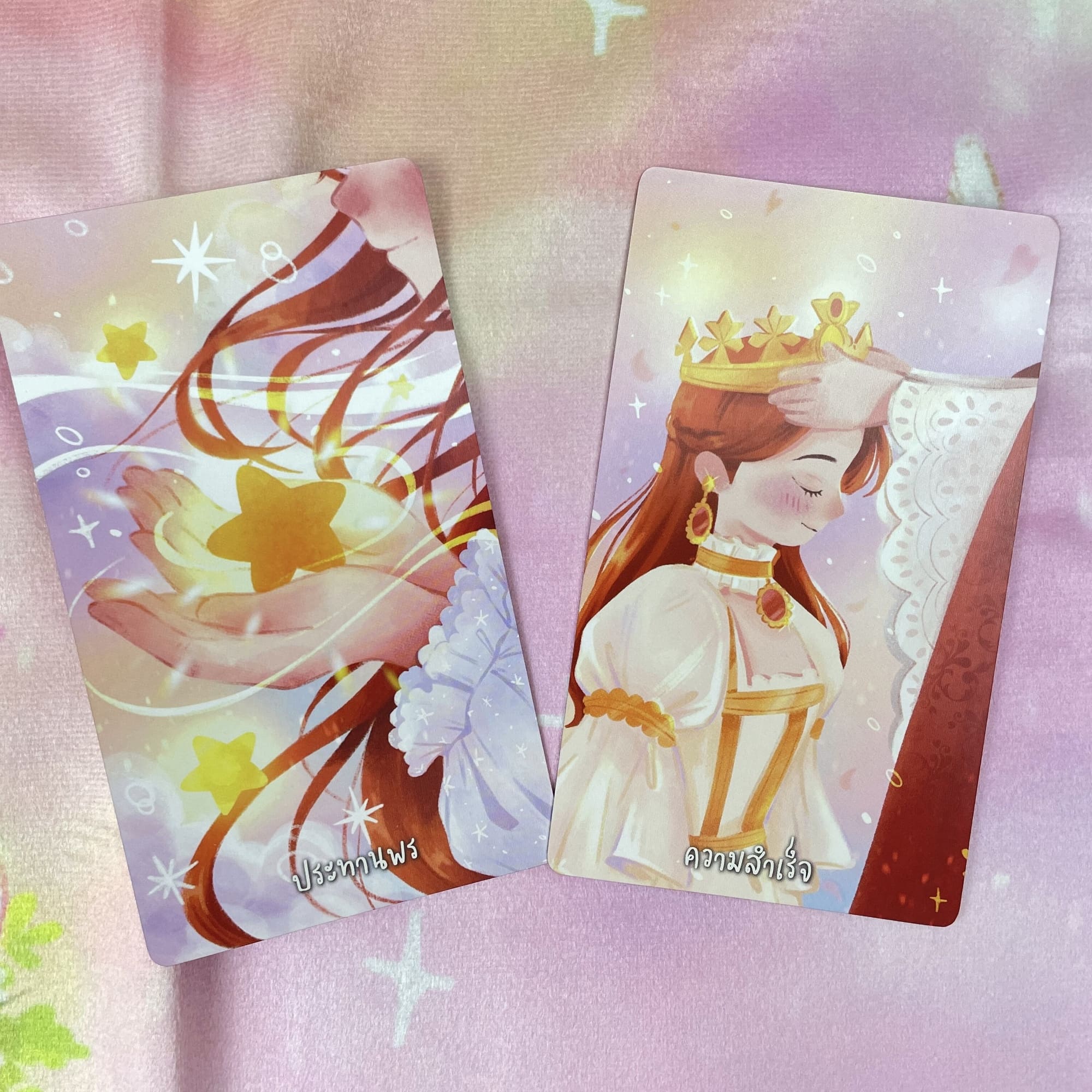 LaLunar Fortune Tarot Deck pastel Thai artist cards for gentle love readings