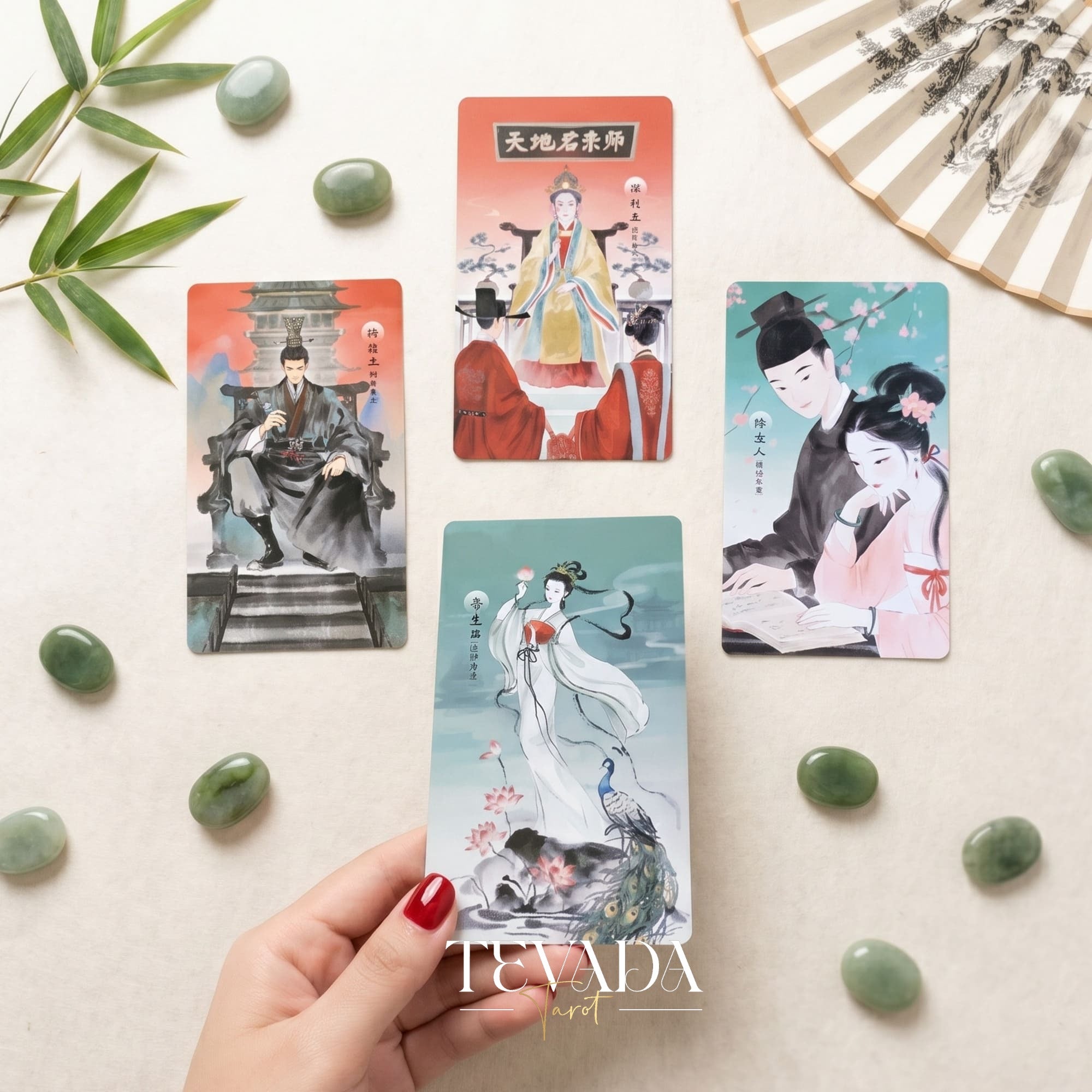 Life Is But A Dream Tarot traditional Chinese ink art tarot deck for emotional reflection and daily reading