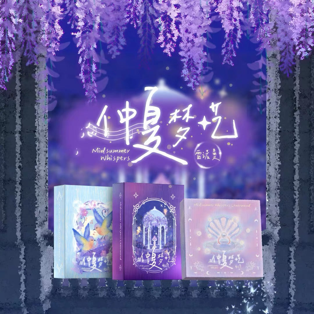 Mid-summer Whispers Lenormand Deck Special and Classic Edition oracle cards for gentle daily readings