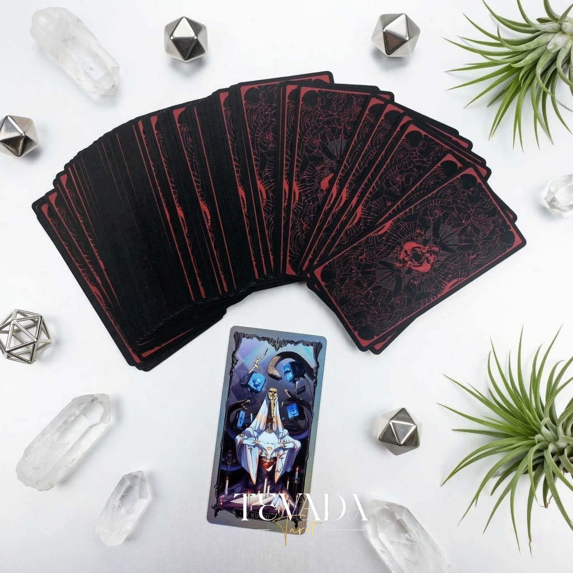 Null Marionette Tarot Deck DELUXE dark fantasy Indie Tarot cards for deep shadow work and healing.