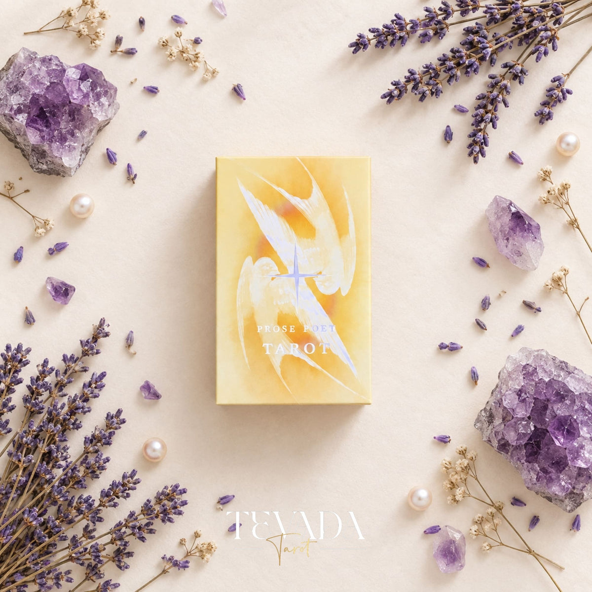 Prose Poem Tarot Deluxe warm oil-painted Indie Tarot Deck for poetic daily reflection