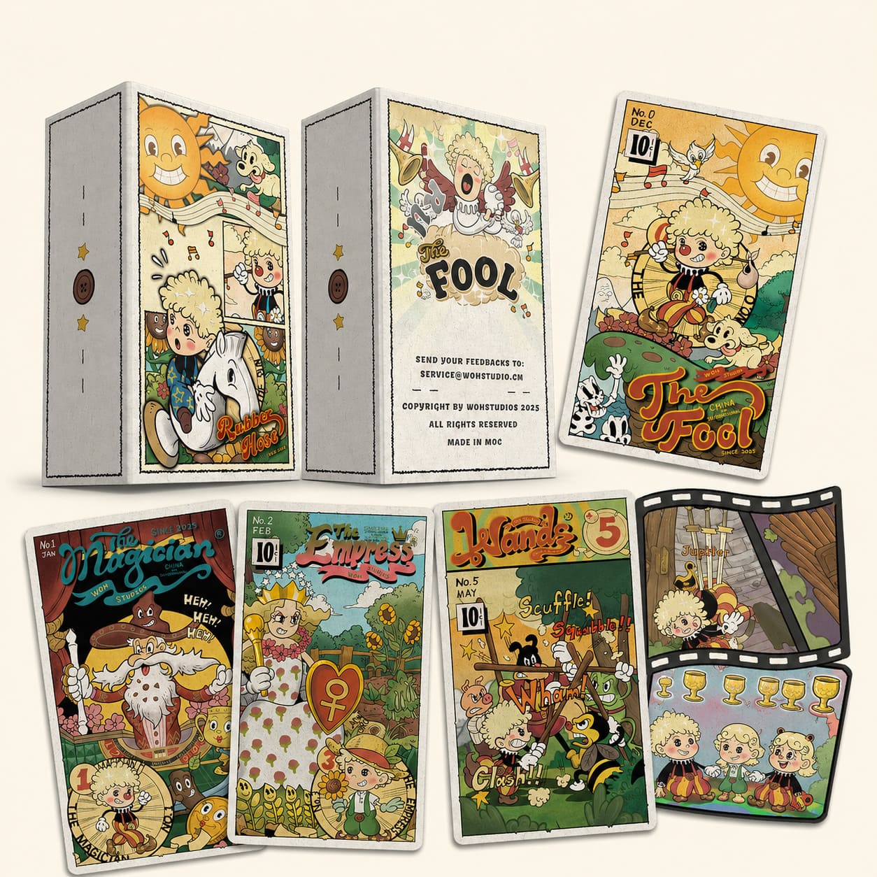 Rubber Hose Tarot Collector's Edition | TEVADA Tarot