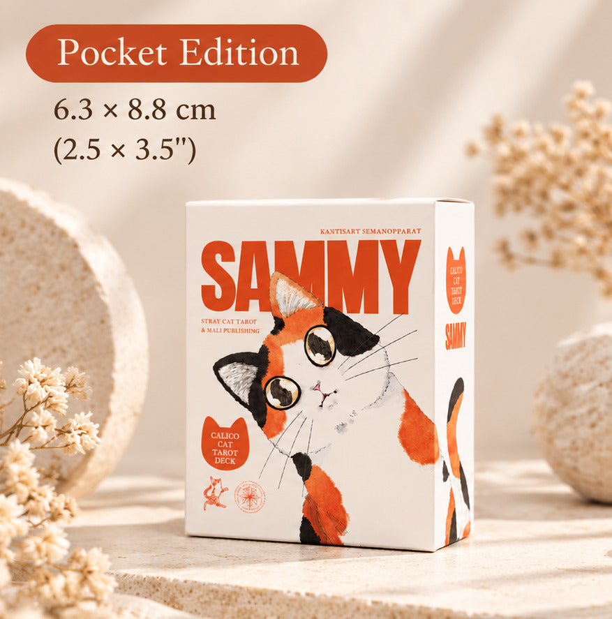 【Expédié avant le 31 octobre】Sammy Calico Cat Tarot PRO Edition