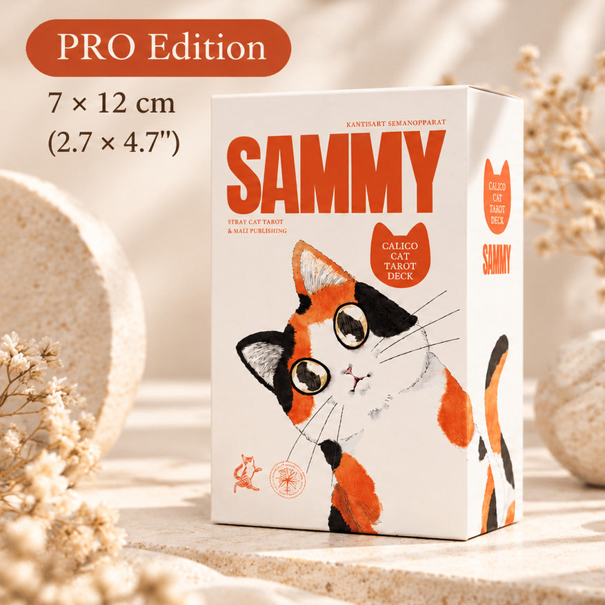 【Expédié avant le 31 octobre】Sammy Calico Cat Tarot PRO Edition