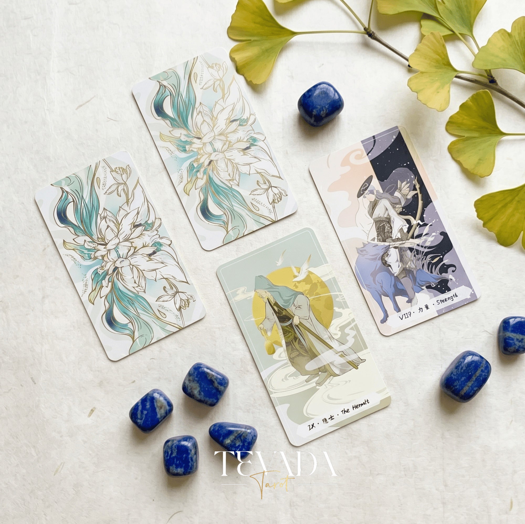 Song of Clouds Tarot ancient Chinese style indie tarot deck for spiritual clarity and self-discovery.
