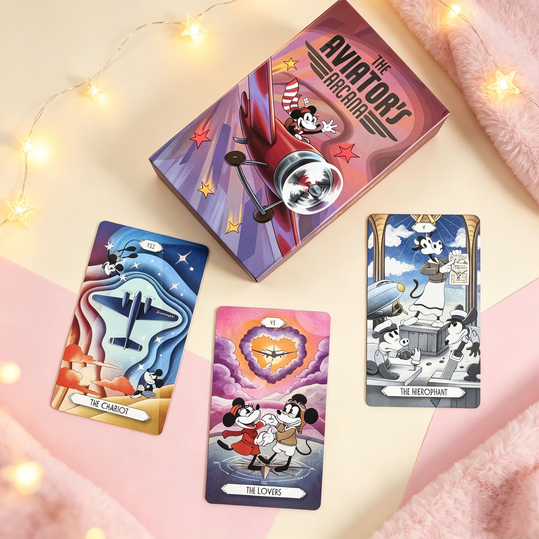 The Aviator’s Arcana Tarot Art Deco aviation cards for creative courage and daily reflection