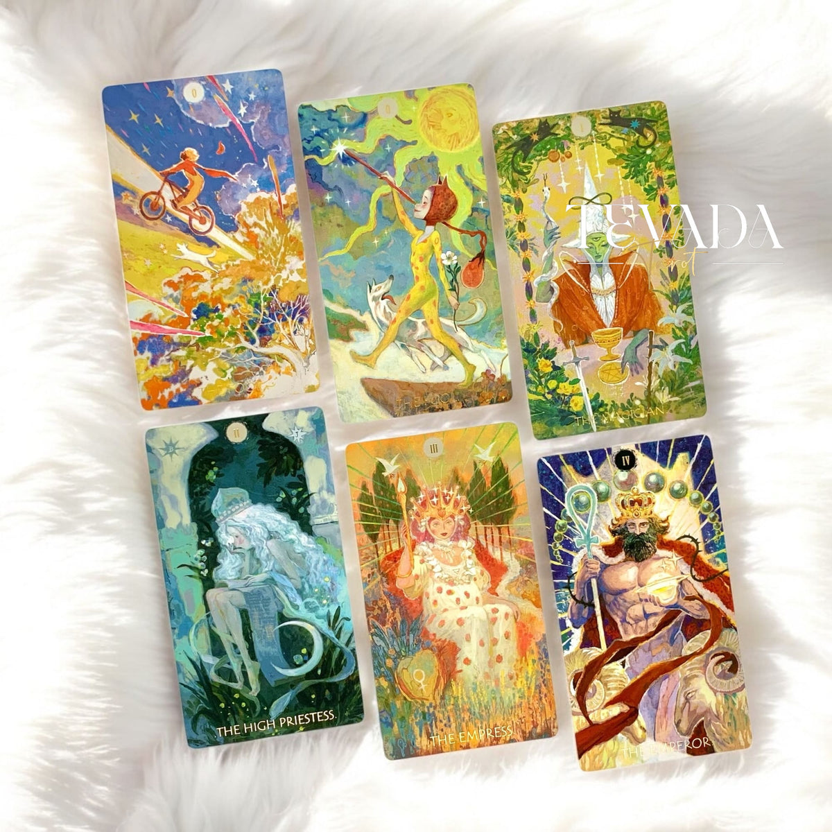 Descubra The Whisper of Stars y Garden Tarot SELF Edition, una baraja de 78 cartas de arte místico e introspección profunda. Abrace el autodescubrimiento a través de ricos tonos púrpuras y susurros dorados de sabiduría.