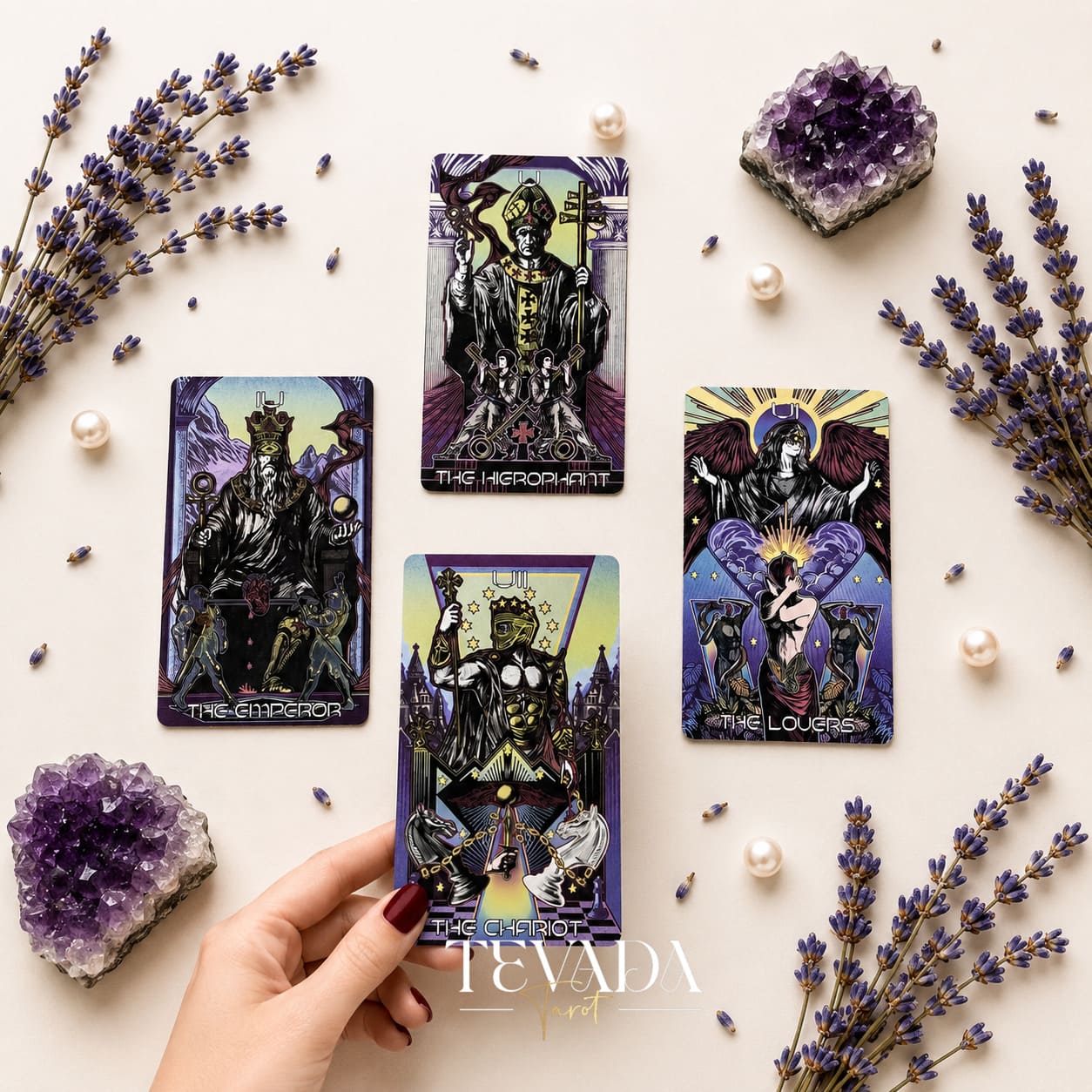 Whisper of Finale Tarot Deluxe dark Gothic Indie Tarot Deck for shadow work readings