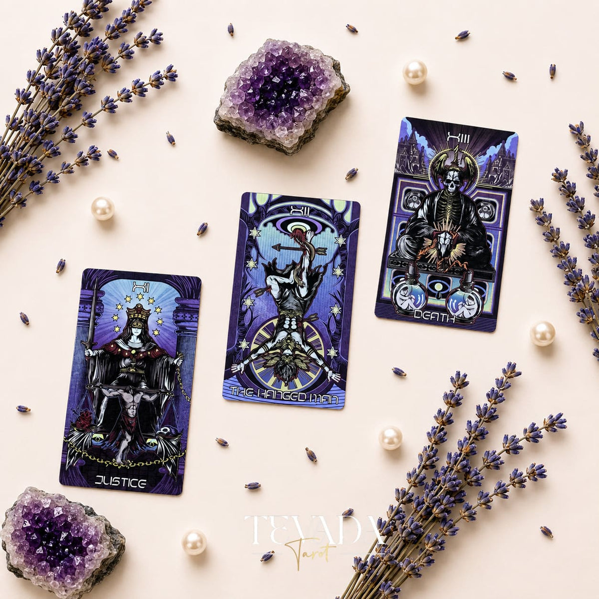 Whisper of Finale Tarot Deluxe dark Gothic Indie Tarot Deck for shadow work readings