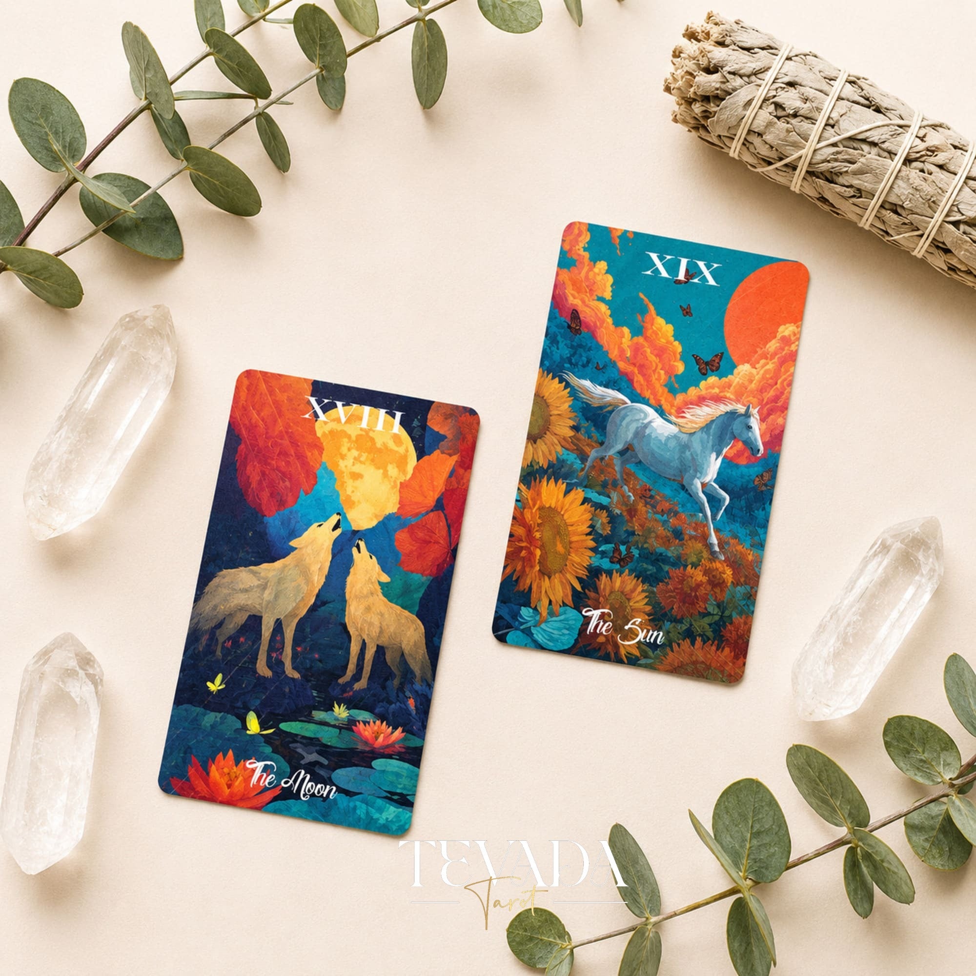 Whispering Grove - Realm of Living Beings Tarot LIMITED Edt woodland cards for reflective readings