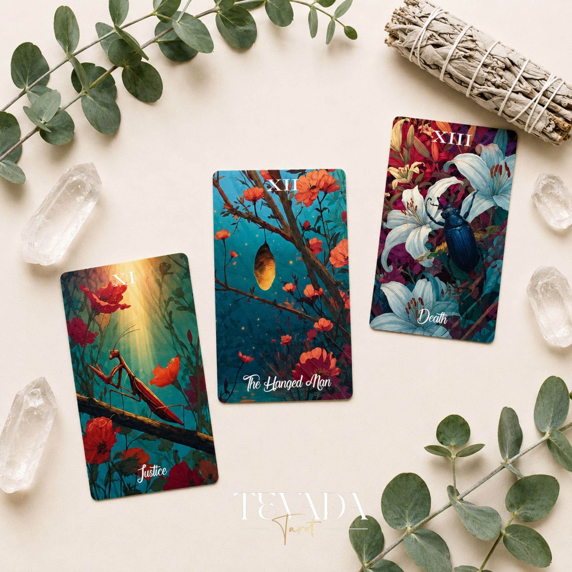 Whispering Grove - Realm of Living Beings Tarot LIMITED Edt woodland cards for reflective readings