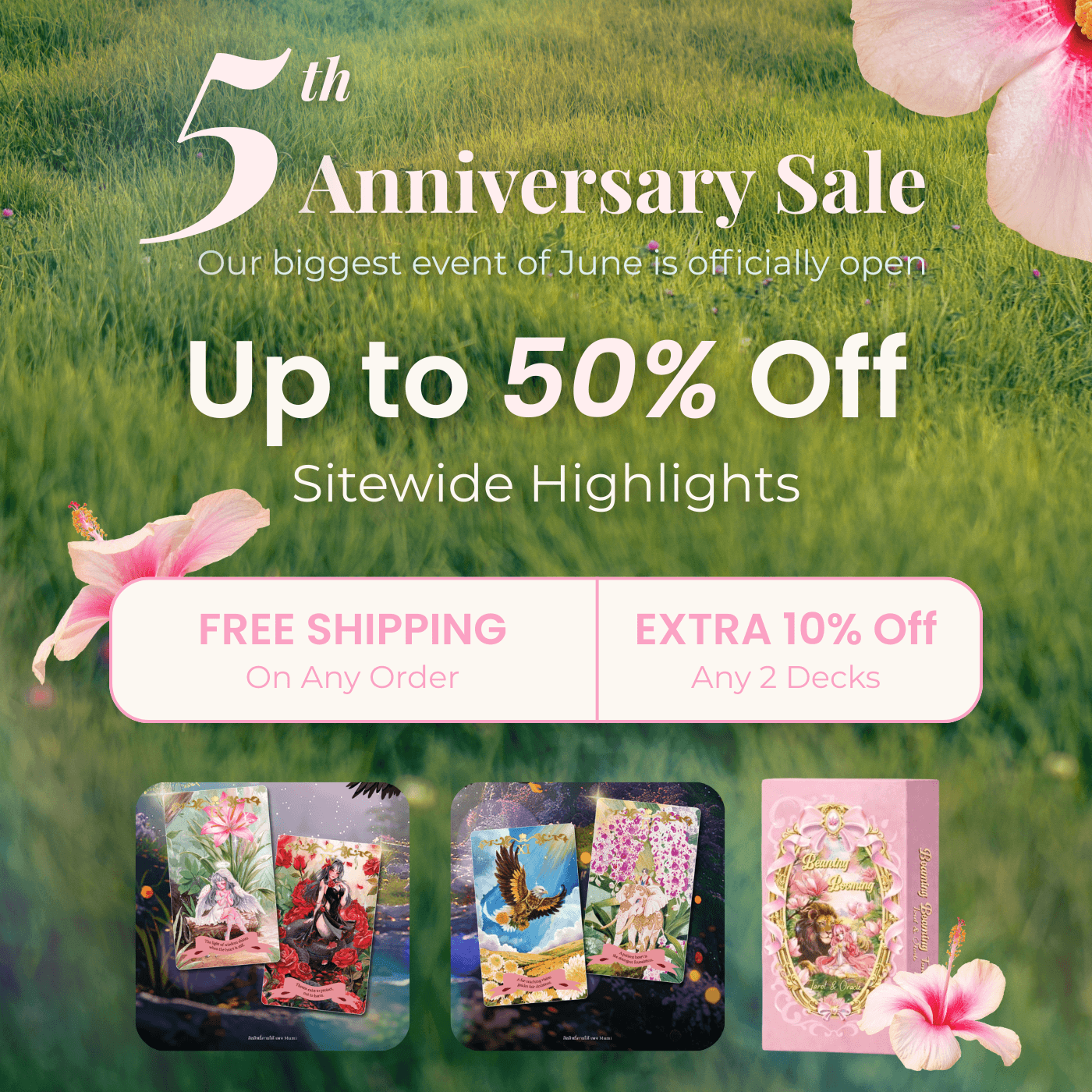 Best sale of the year. 50% off