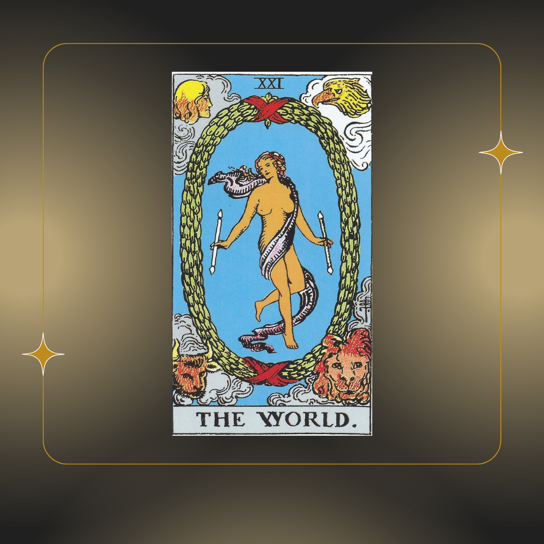 Card No: XXI. The World