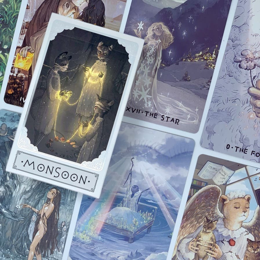 Monsoon Tarot Standard Edition | TEVADA Tarot