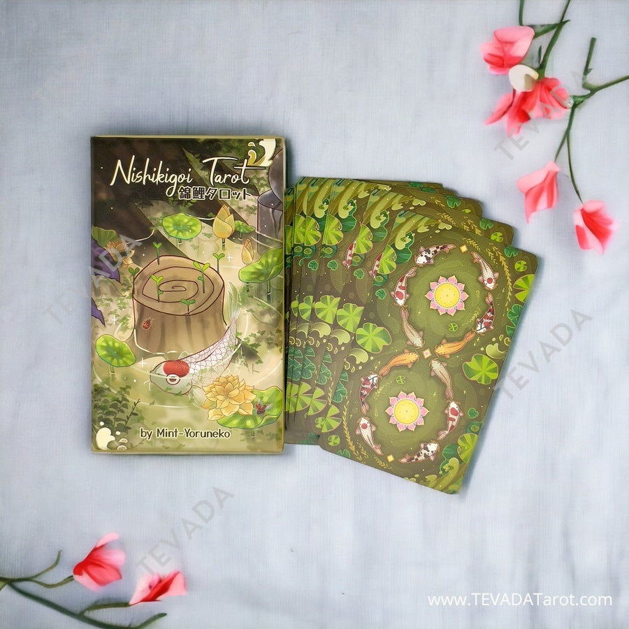 Connect with the spirit of these majestic creatures and experience the power of the Nishikigoi Tarot, a 78-card tarot deck that will guide you on your journey of self-discovery.