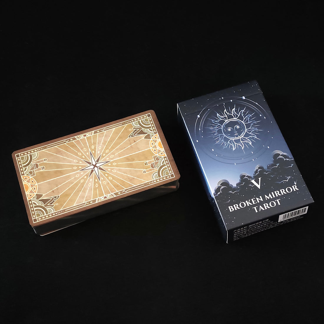 Discover the enchantment of Broken Mirror Tarot LITE Combo, a captivating bundle of artistic tarot decks inspired by stained glass window arts. Unlock your intuition and delve into the mystical realm with these vibrant and intricate designs. Perfect for tarot enthusiasts seeking an artistic twist, this combo offers a compact edition with metallic gilded edges. Illuminate your destiny with the allure of Broken Mirror Tarot Decks and explore the world of artistic tarot decks.