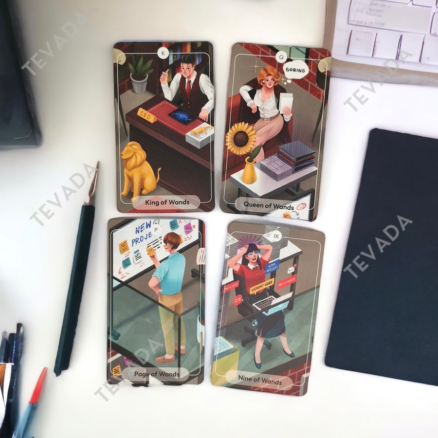 Experience the magic of modern storytelling with the Modern Life Tarot Combo. Explore the mystical essence of everyday life.