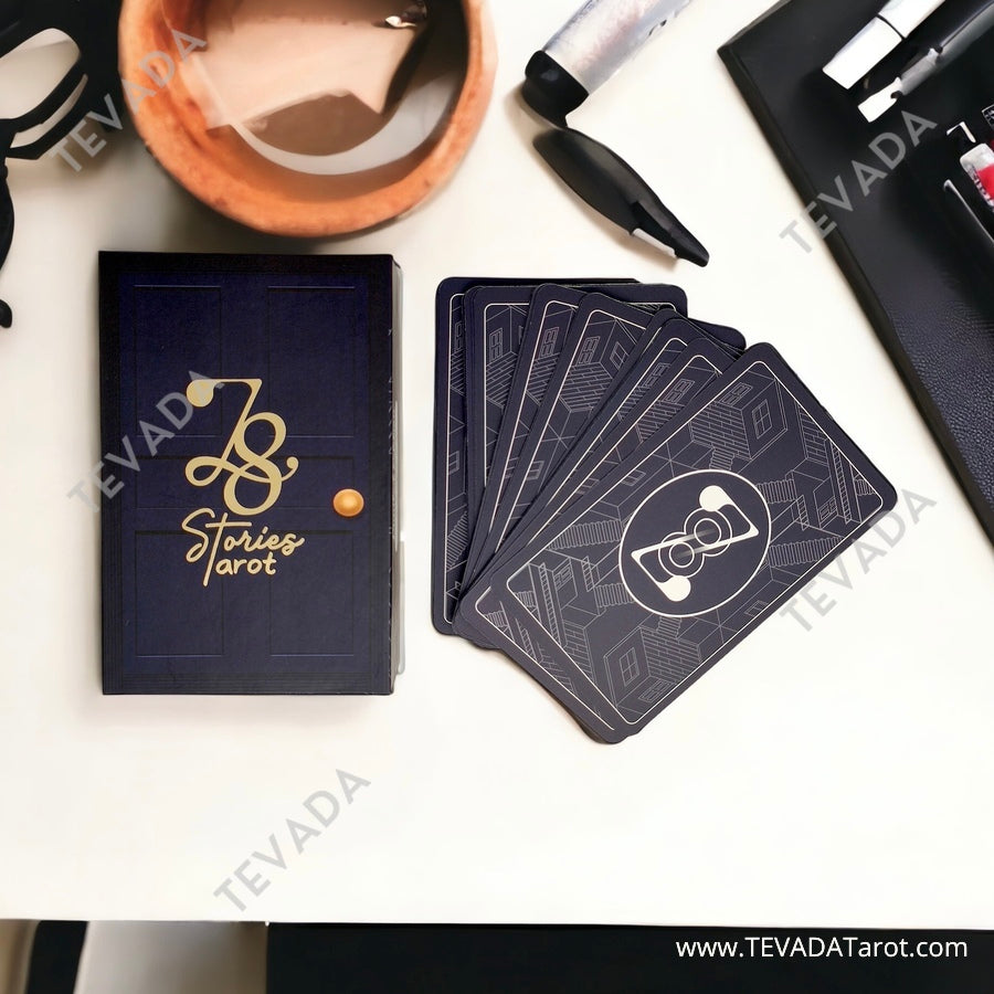 Experience the enchanting world of modern tarot with the 78 Stories Tarot Deck. From professional to personal life, each card captures the essence of daily life in a unique and captivating way. Unlock the hidden secrets and mysteries that lie within and gain deeper insight into yourself and the world around you. Get your deck today!
