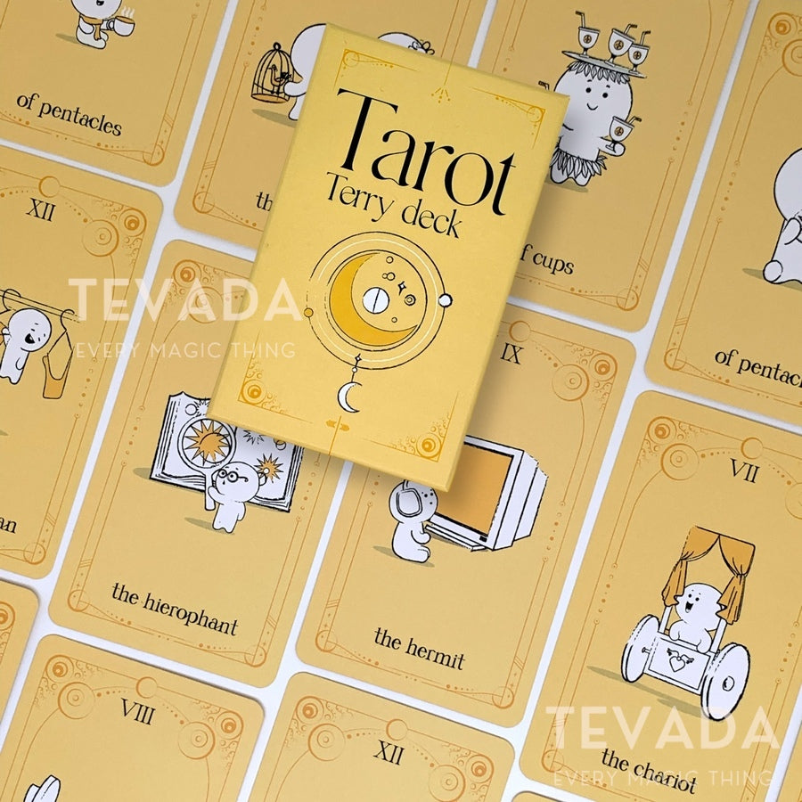 Unveil your destiny with Tarot Terry Deck - Handcrafted in Ukraine, these magical cards offer personalized guidance for a fulfilling journey through the fortune-telling world.