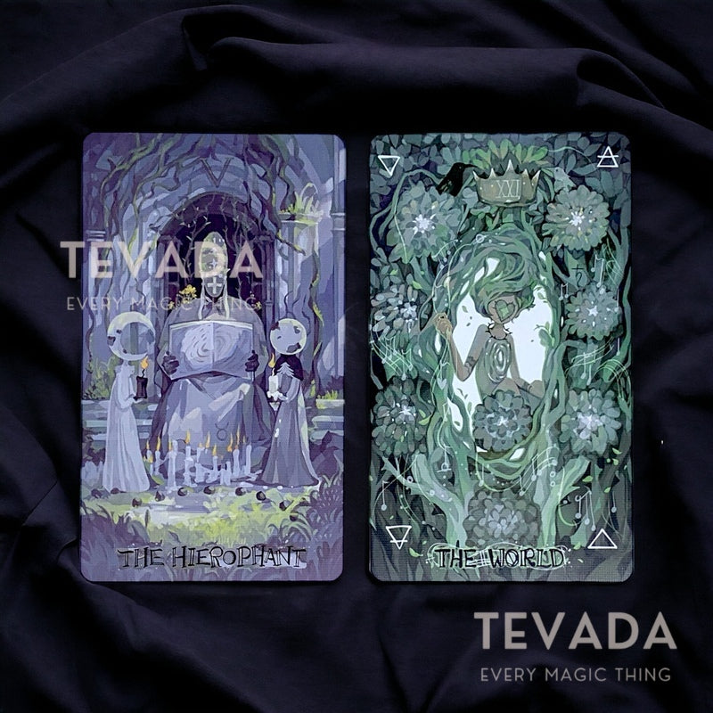 Uncover the wisdom within with the Exile Tarot SILENT Edition Limited Version.  This 78-card deck, in a calming palette with romantic imagery, fosters self-discovery through quiet introspection.  Gain clarity & grow with this unique tarot tool.