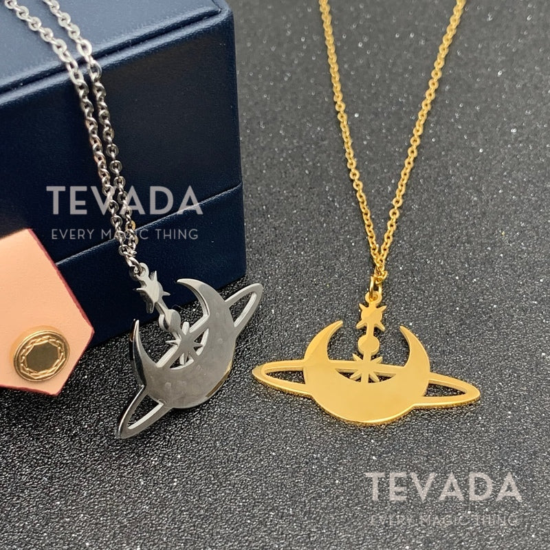 Sun or Moon? Choose your magic! Our Witchy Necklace features celestial pendants & gold/silver finishes. Perfect for Wiccan rituals, meditation, or everyday wear. Stainless steel chain included. Shop now!