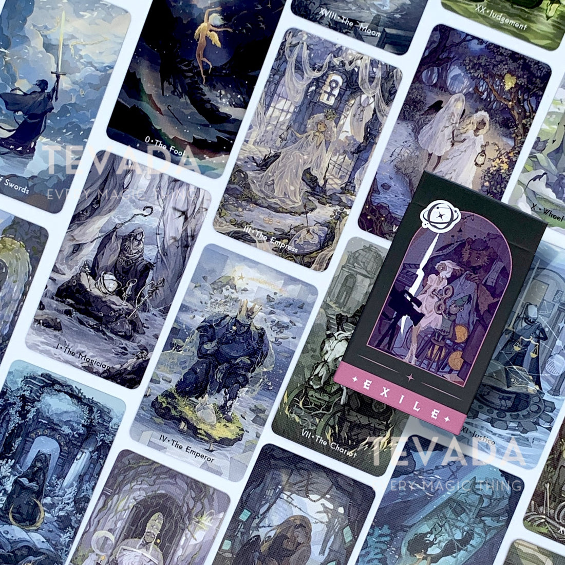 Unveil your destiny with the Exile Tarot AWAKEN Edition. 78 captivating cards with awakened eyes guide you on a journey of self-discovery. Embrace intuition and unlock your potential.