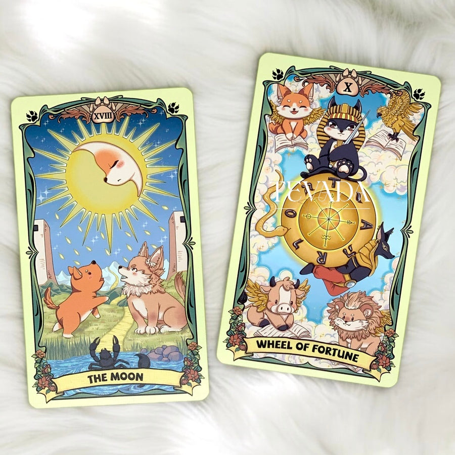 Discover the magical Fox in Eden Garden LIMITED Tarot Deck. 78 beautifully illustrated cards offer intuitive guidance and spiritual insight. Perfect for personal growth and enchanting readings. Shop now!