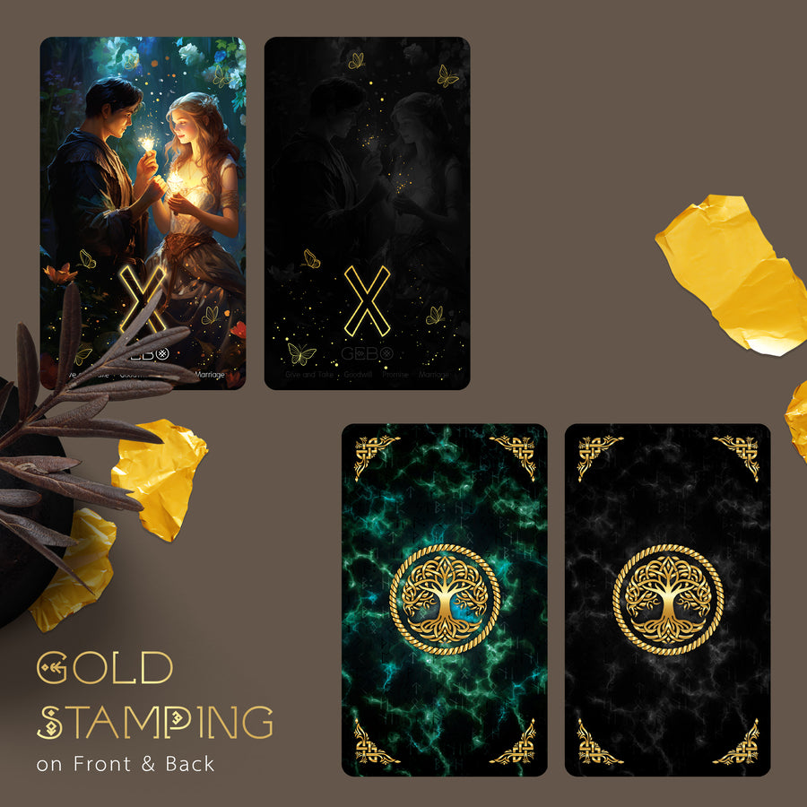 Unveil destiny with ODYSSEY Elder Futhark Rune Cards – a mystical blend of ancient wisdom and modern divination. Discover the magic of Norse runes in this transformative deck.