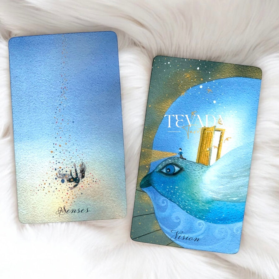 Unlock your subconscious with &quot;49 Shades of Mind,&quot; an intuitive oracle deck of 49 abstract art cards. Perfect for narrative therapy and self-discovery, guiding you through profound wisdom and clarity.