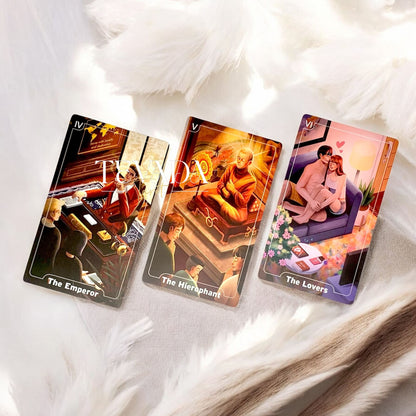 Discover the 78 Stories Tarot Sphere Ver.—a vibrant tarot deck turning everyday moments into intuitive guidance through relatable scenes and clear, magical symbolism.