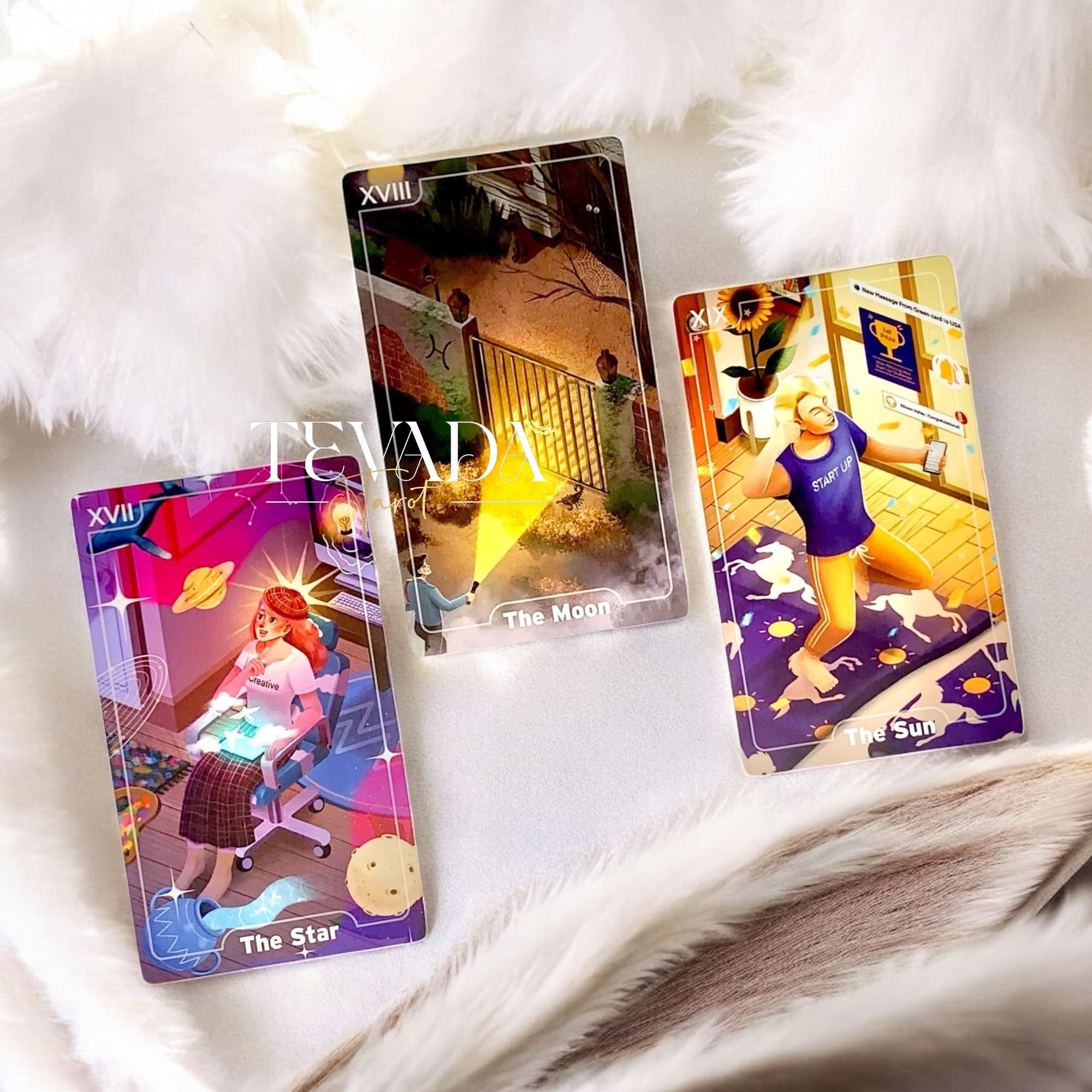 Discover the 78 Stories Tarot Sphere Ver.—a vibrant tarot deck turning everyday moments into intuitive guidance through relatable scenes and clear, magical symbolism.