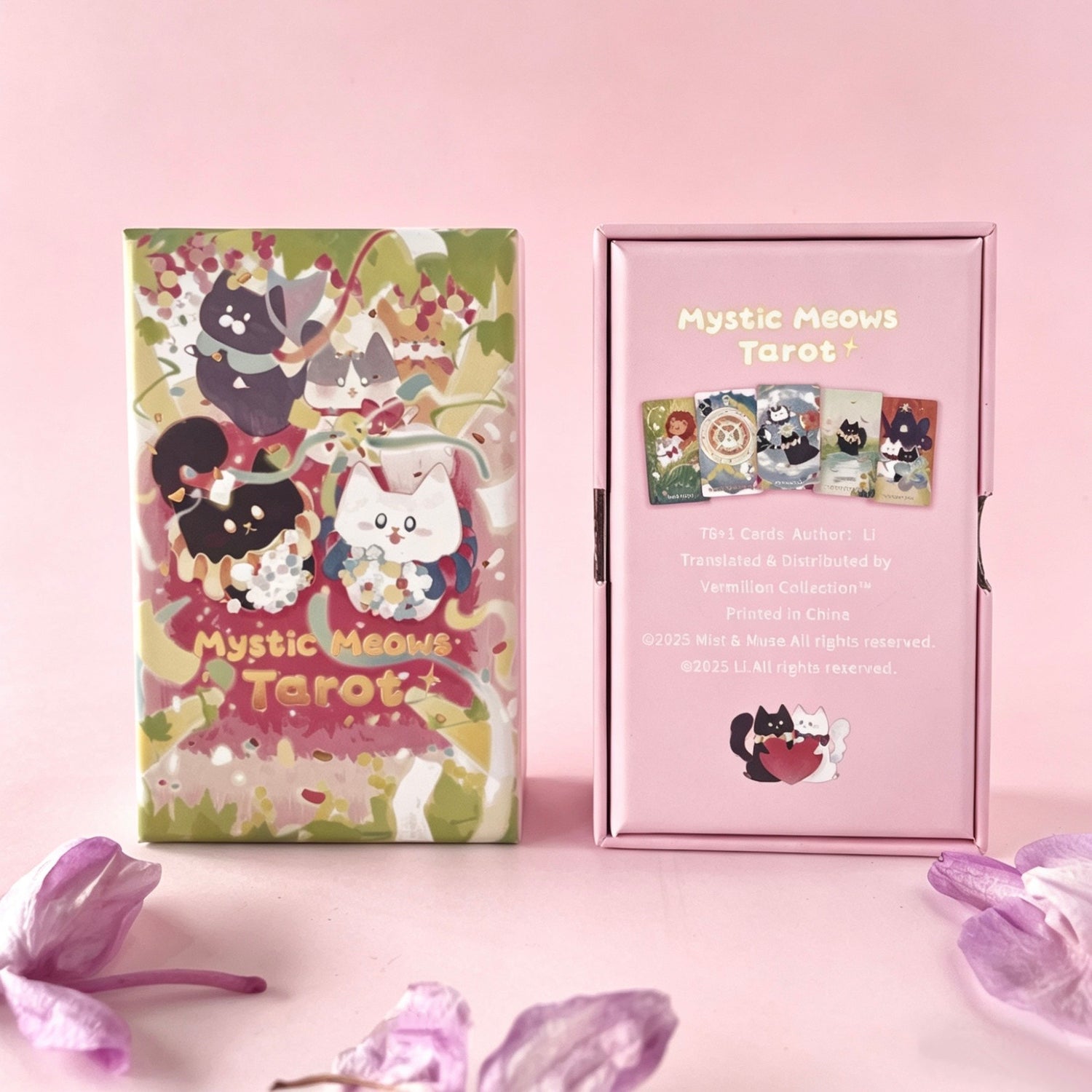 【Disponible en Junio】Tarot Mystic Meows ROSA